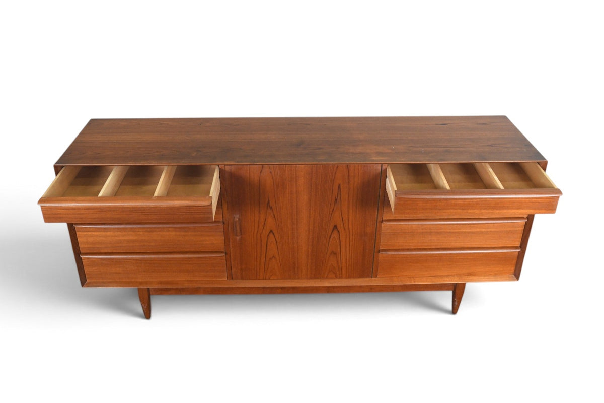 SVEND AGE MADSEN THIRTEEN DRAWER DRESSER IN TEAK