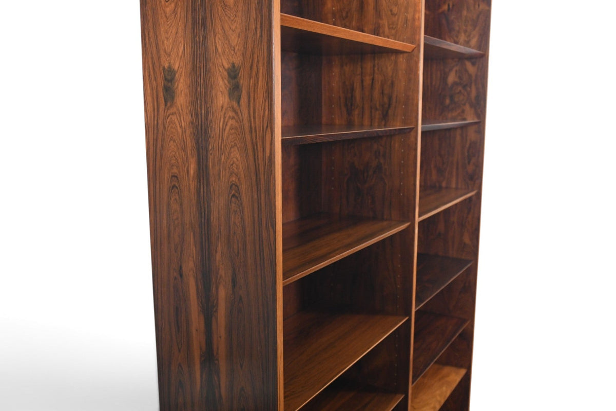 CARLO JENSEN DOUBLE ROSEWOOD BOOKCASE BY HUNDEVAD + CO #2