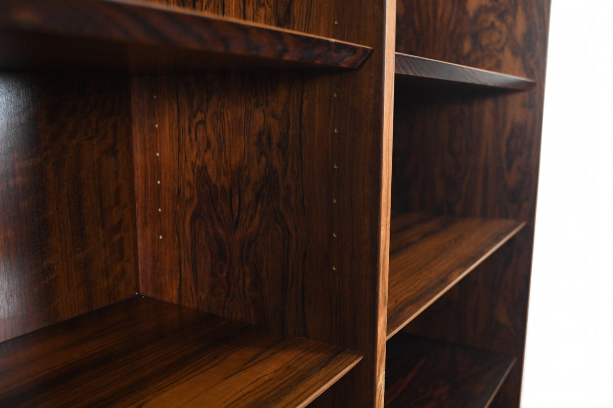 CARLO JENSEN DOUBLE ROSEWOOD BOOKCASE BY HUNDEVAD + CO #2