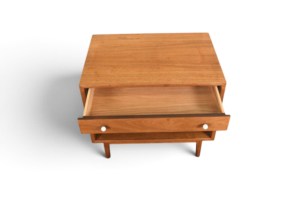 RARE KIPP STEWART FOR DREXEL "DECLARATION" MAGAZINE SIDE TABLE
