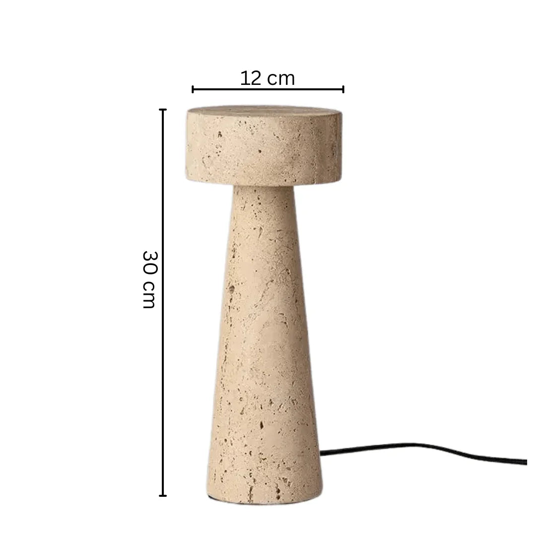 Catriona Travertine Table Lamp