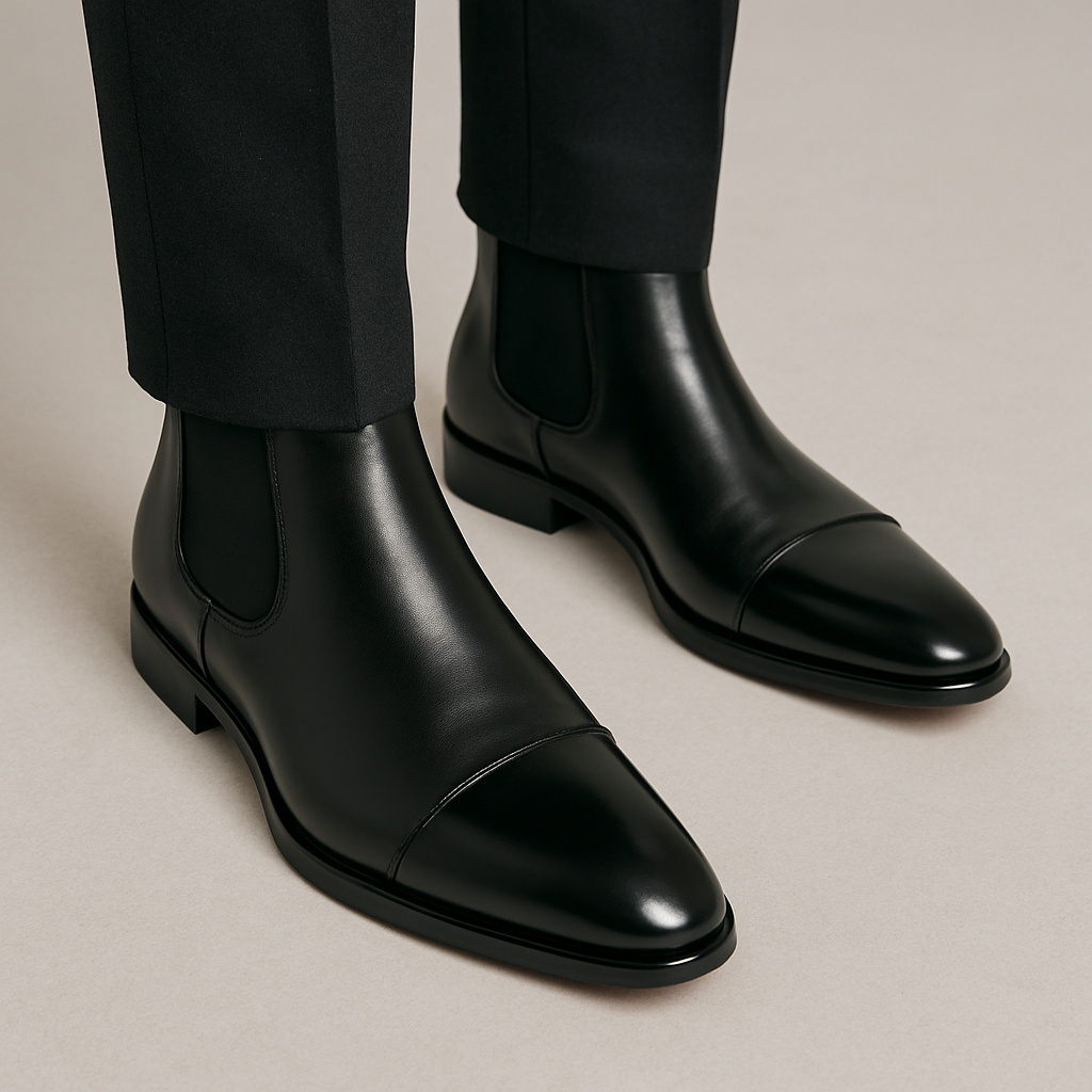 Bottines Chelsea en cuir Myco pour homme