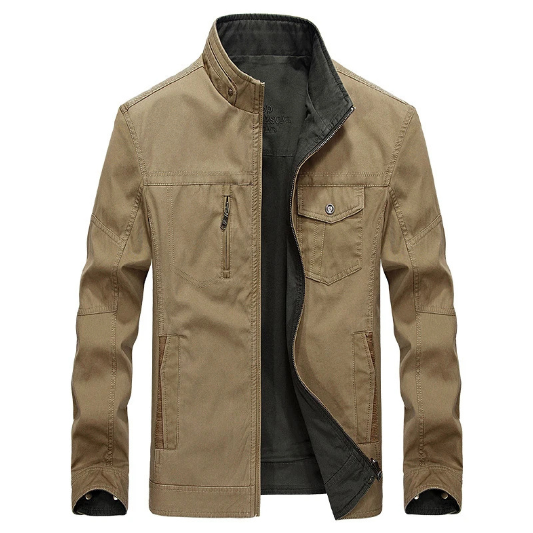 Filip | Men’s Reversible Windbreaker Fall Jacket | Military Style