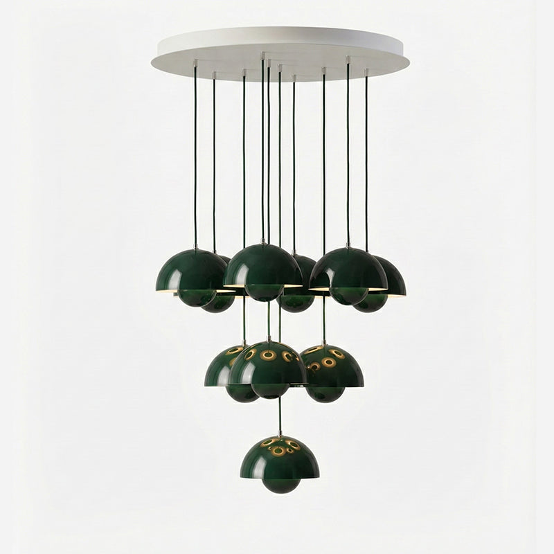 Duo Dome Chandelier