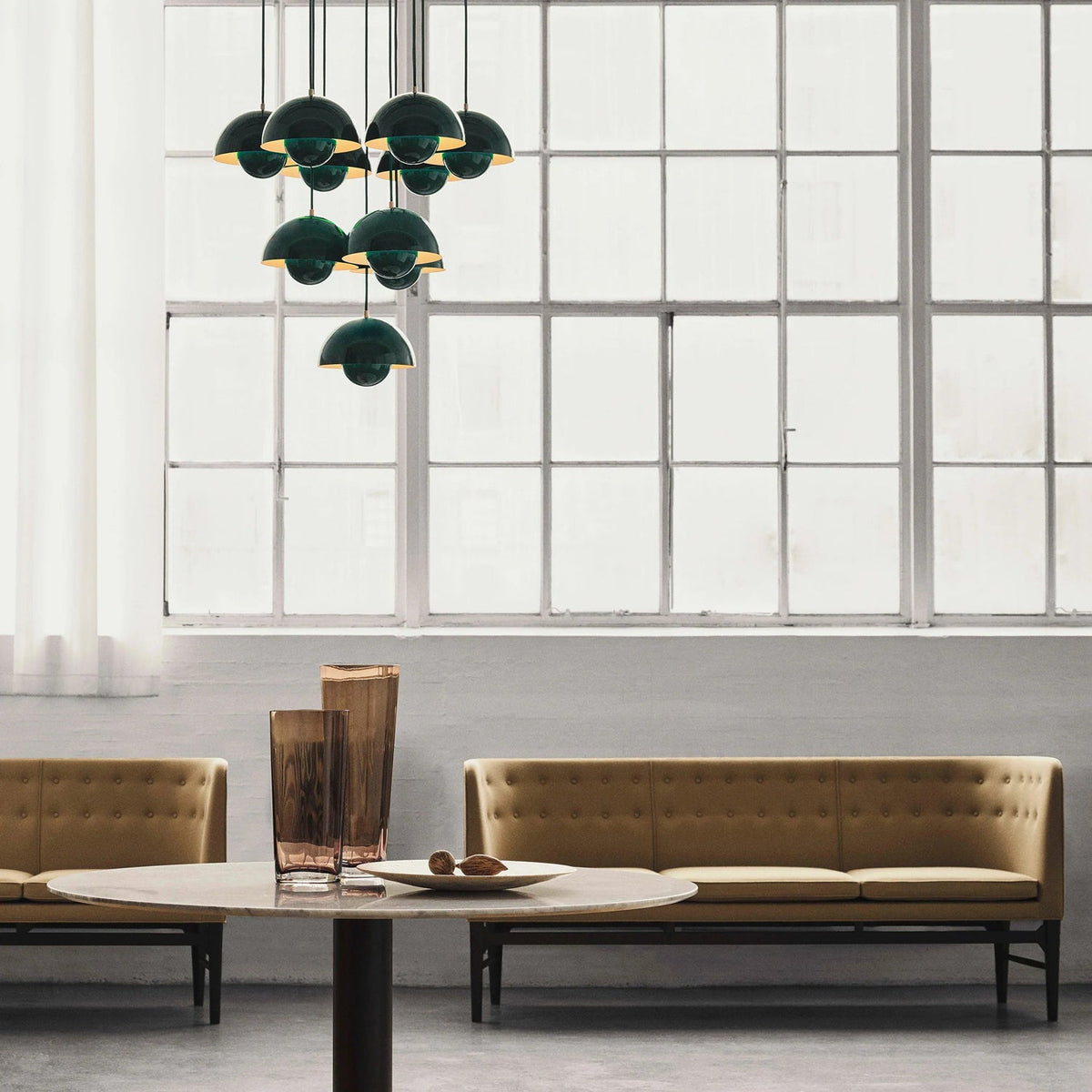 Duo Dome Chandelier