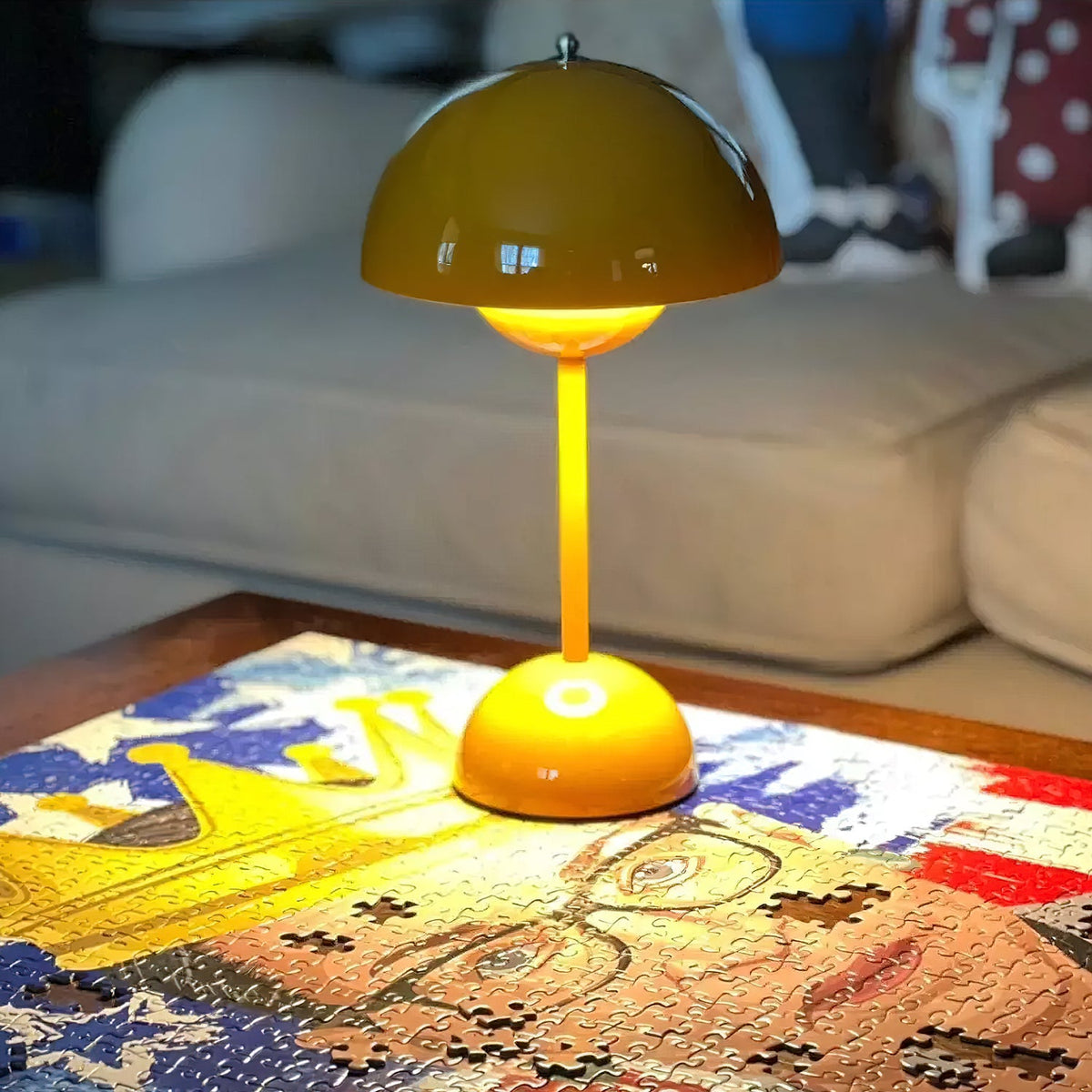 Duo Dome Portable Table Lamp