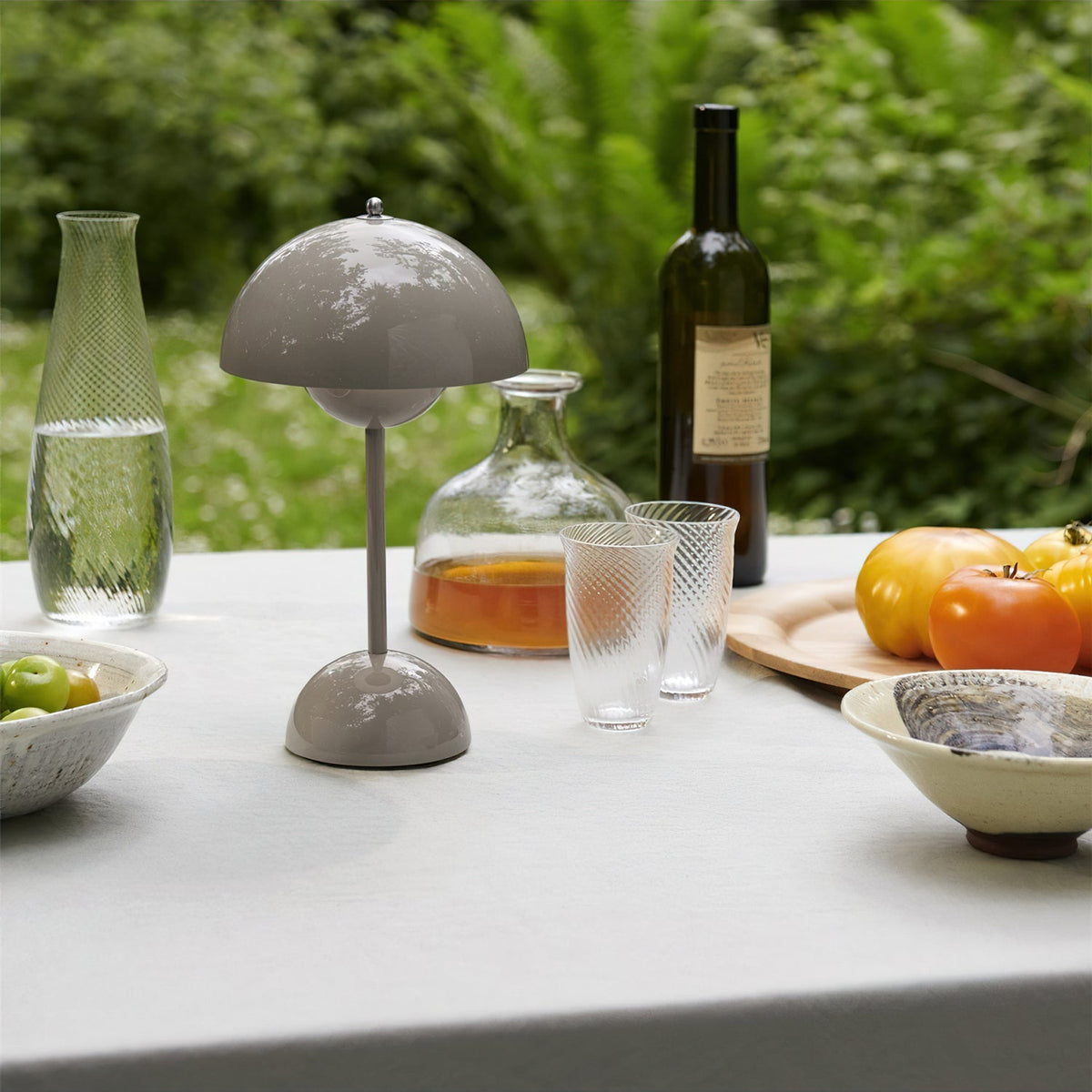 Duo Dome Portable Table Lamp