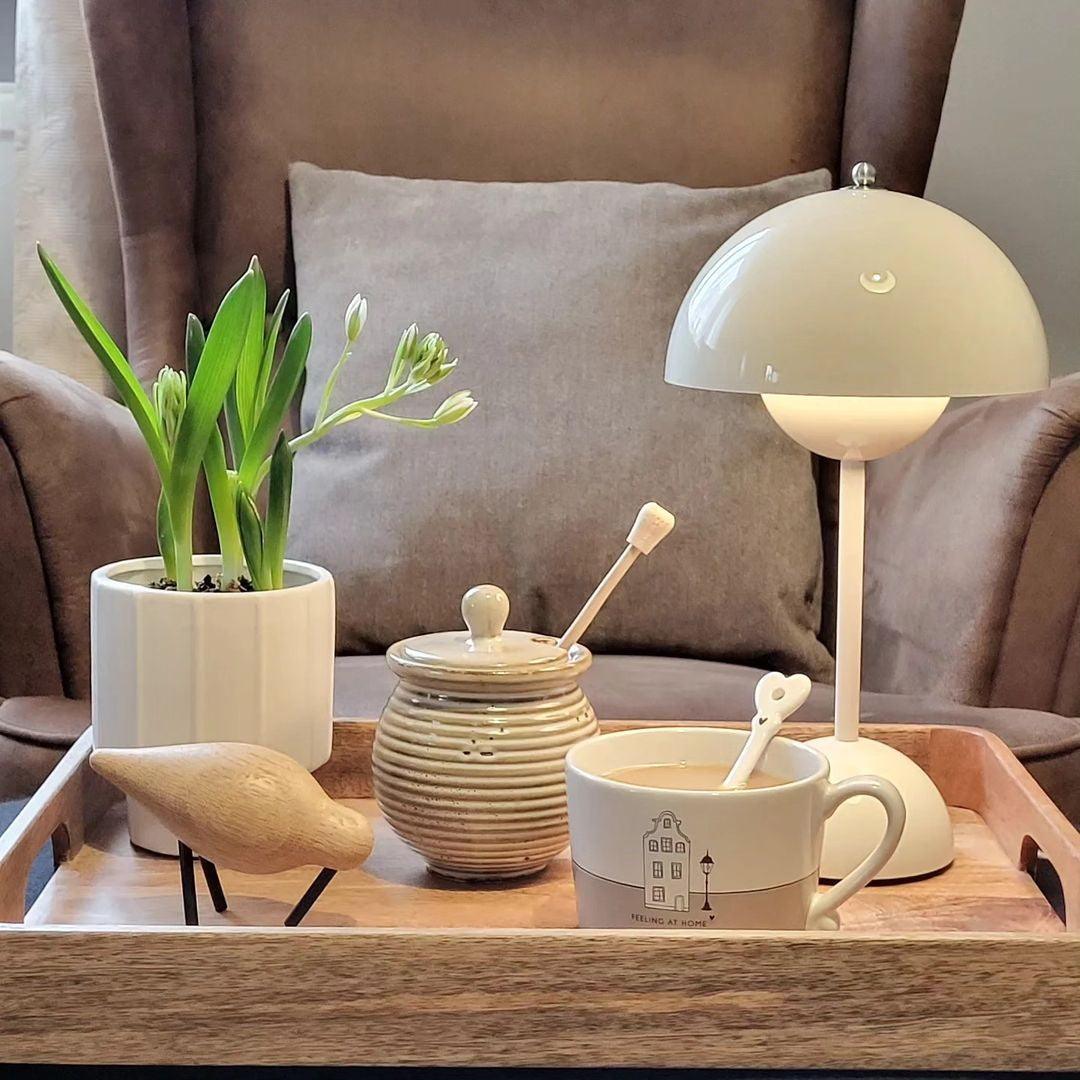 Duo Dome Portable Table Lamp