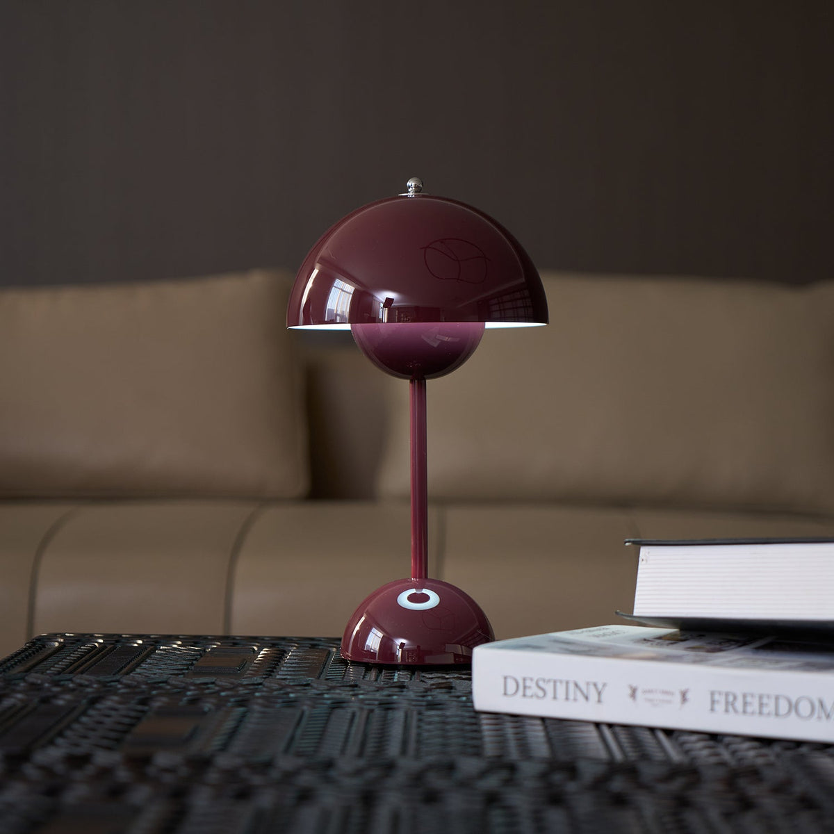 Duo Dome Portable Table Lamp