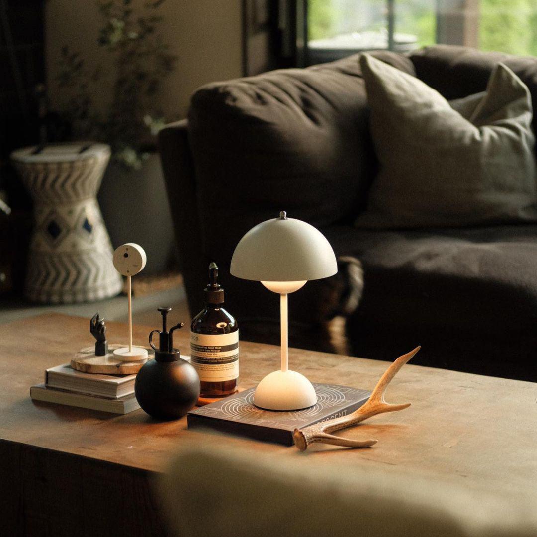Duo Dome Portable Table Lamp