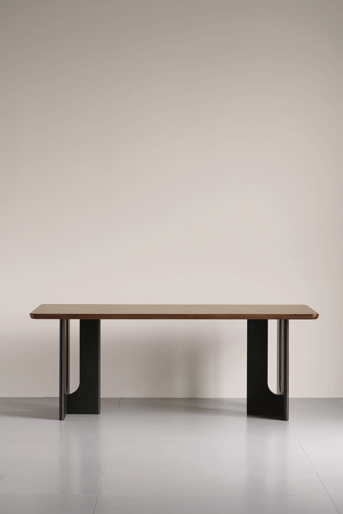 Japandi Walnut Wood Dining Table SAVOR