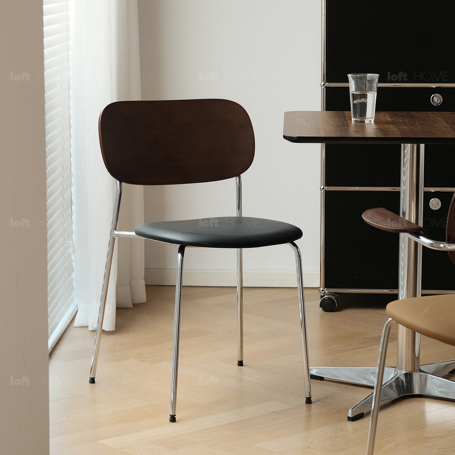 Bauhaus PU Leather Dining Chair NIKA