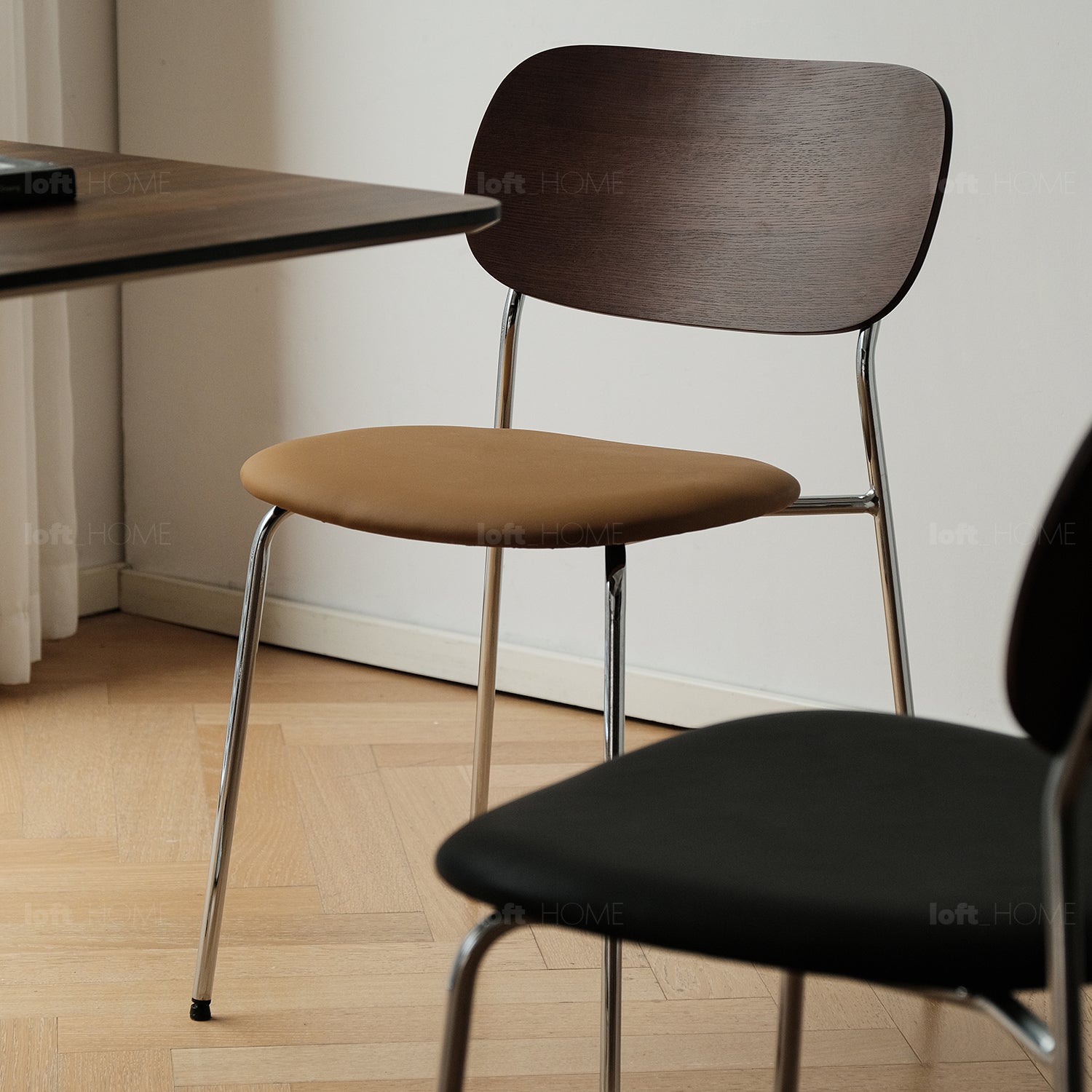 Bauhaus PU Leather Dining Chair NIKA