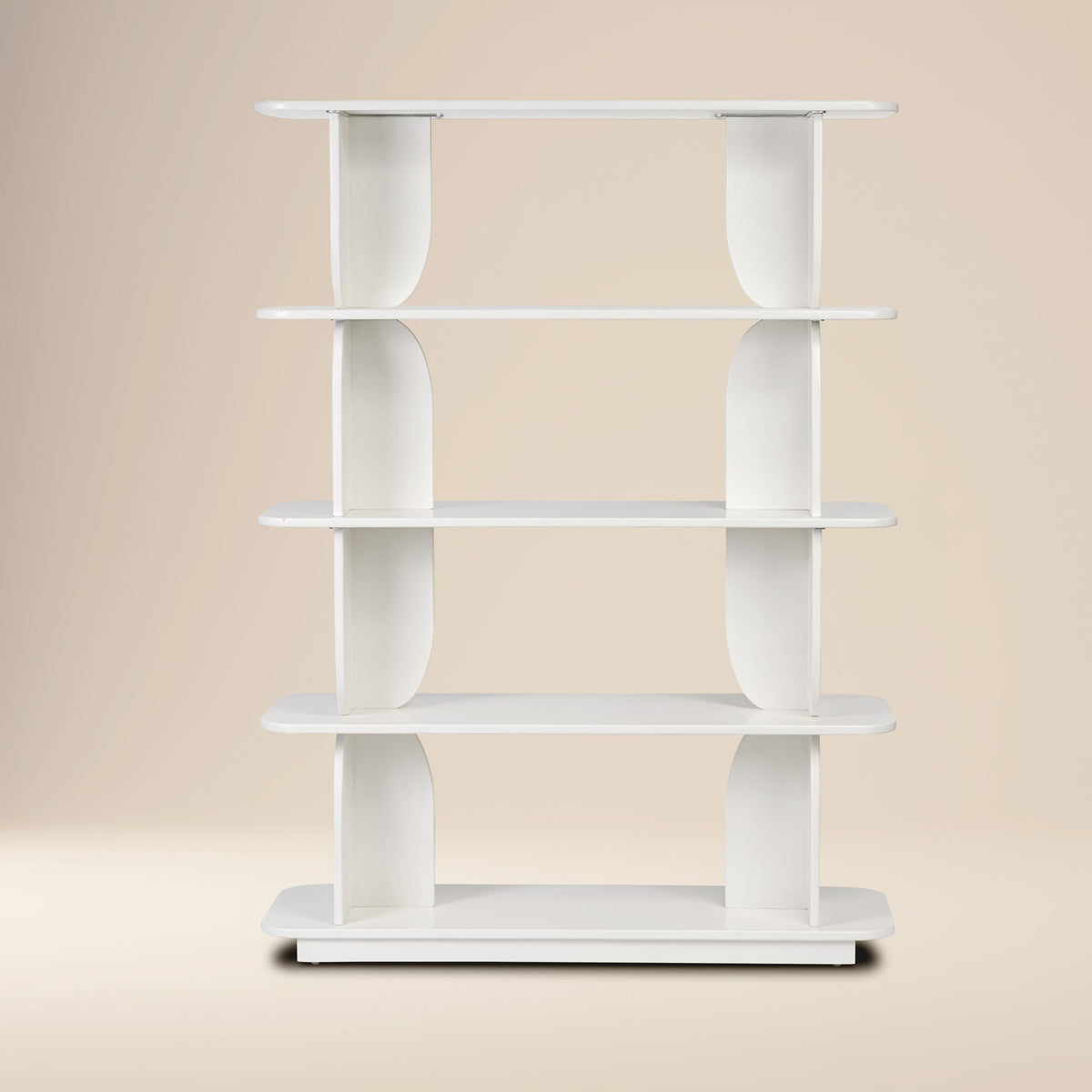 Padua 62" Bookshelf, Ivory White