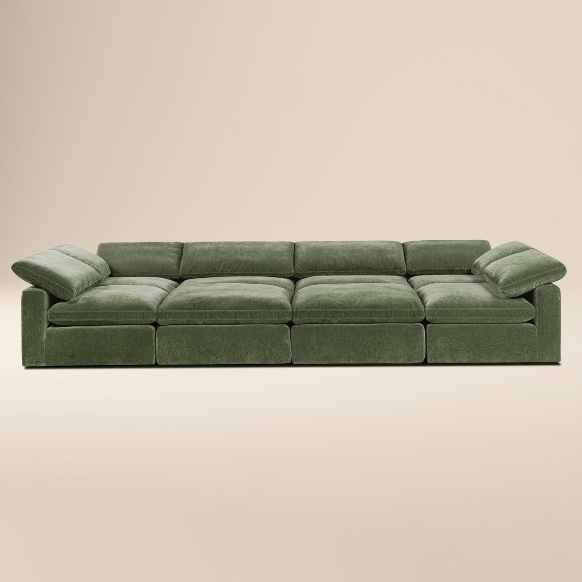 8-Seat Aspen Modular Master Pit-Sectional, Sagano Green