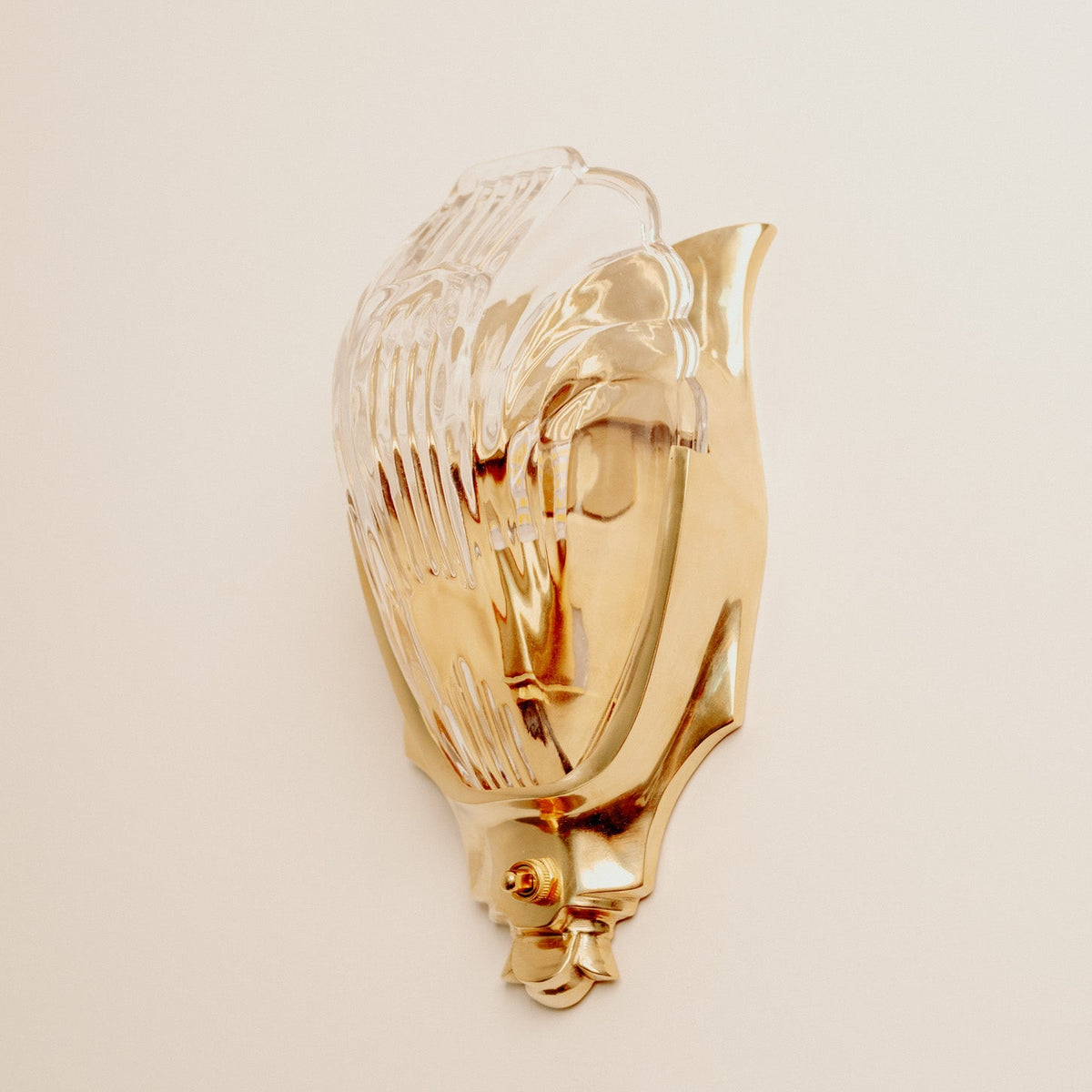 Lilith Brass Antique Art Deco Wall Light