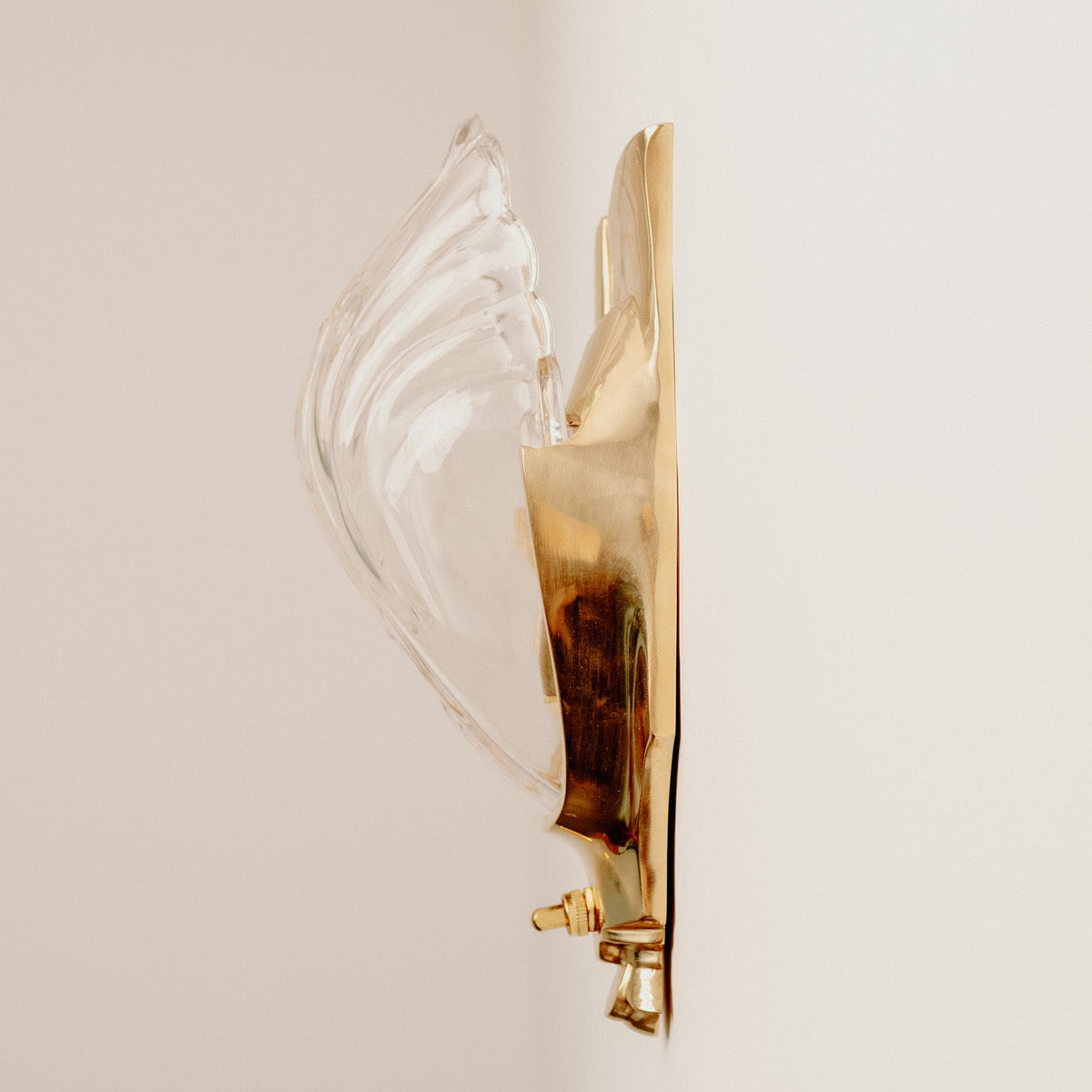 Lilith Brass Antique Art Deco Wall Light