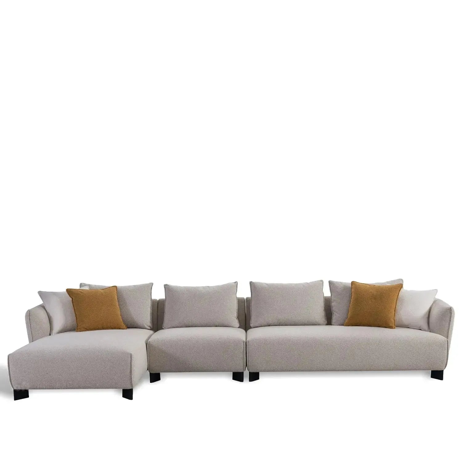 Modern Fabric L Shape Sectional Sofa NEST 4+L