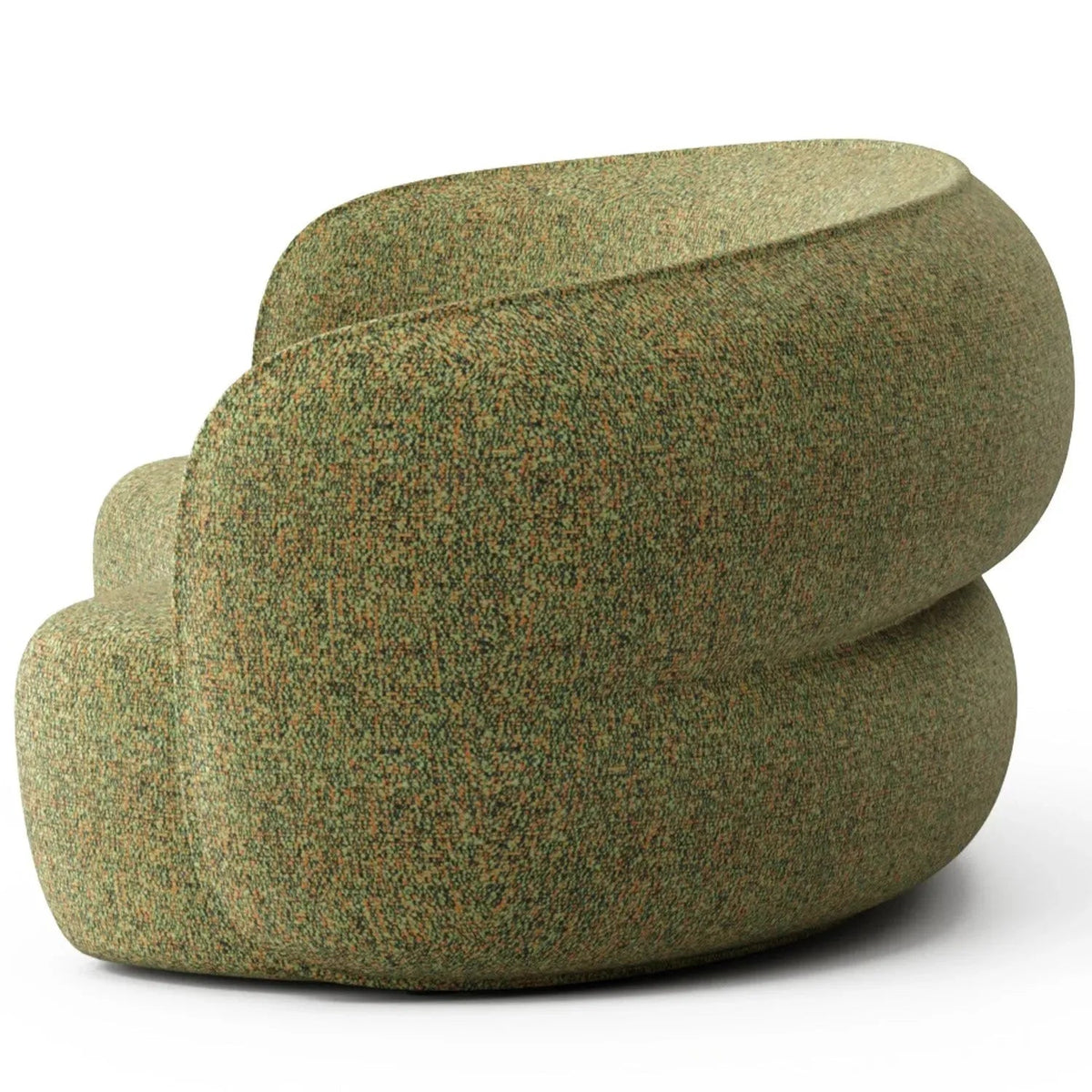 Minimalist Fabric Curved 4 Seater Sofa POD