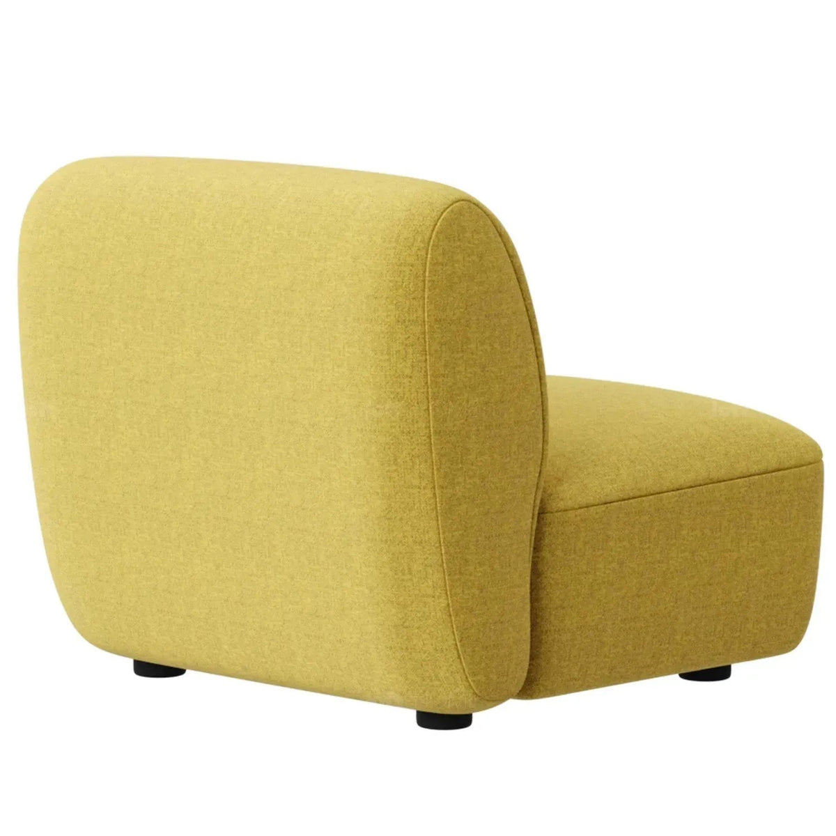 Modern Mixed Weave Fabric Modular Armless 1 Seater Sofa PETALS