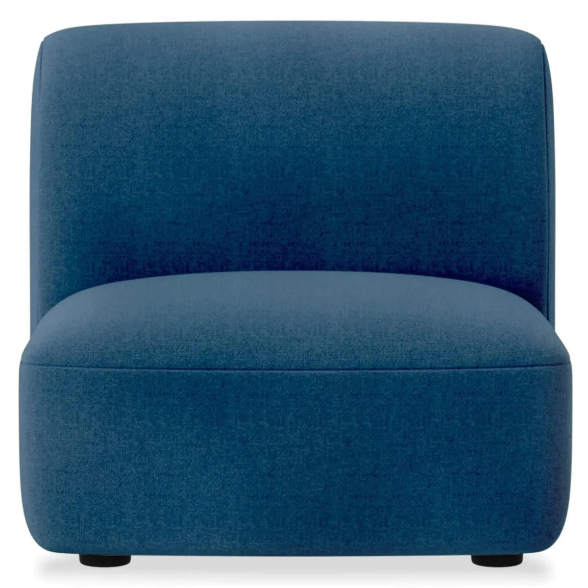Modern Mixed Weave Fabric Modular Armless 1 Seater Sofa PETALS