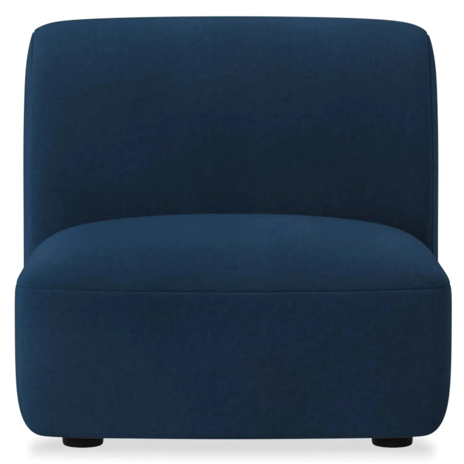 Modern Mixed Weave Fabric Modular Armless 1 Seater Sofa PETALS