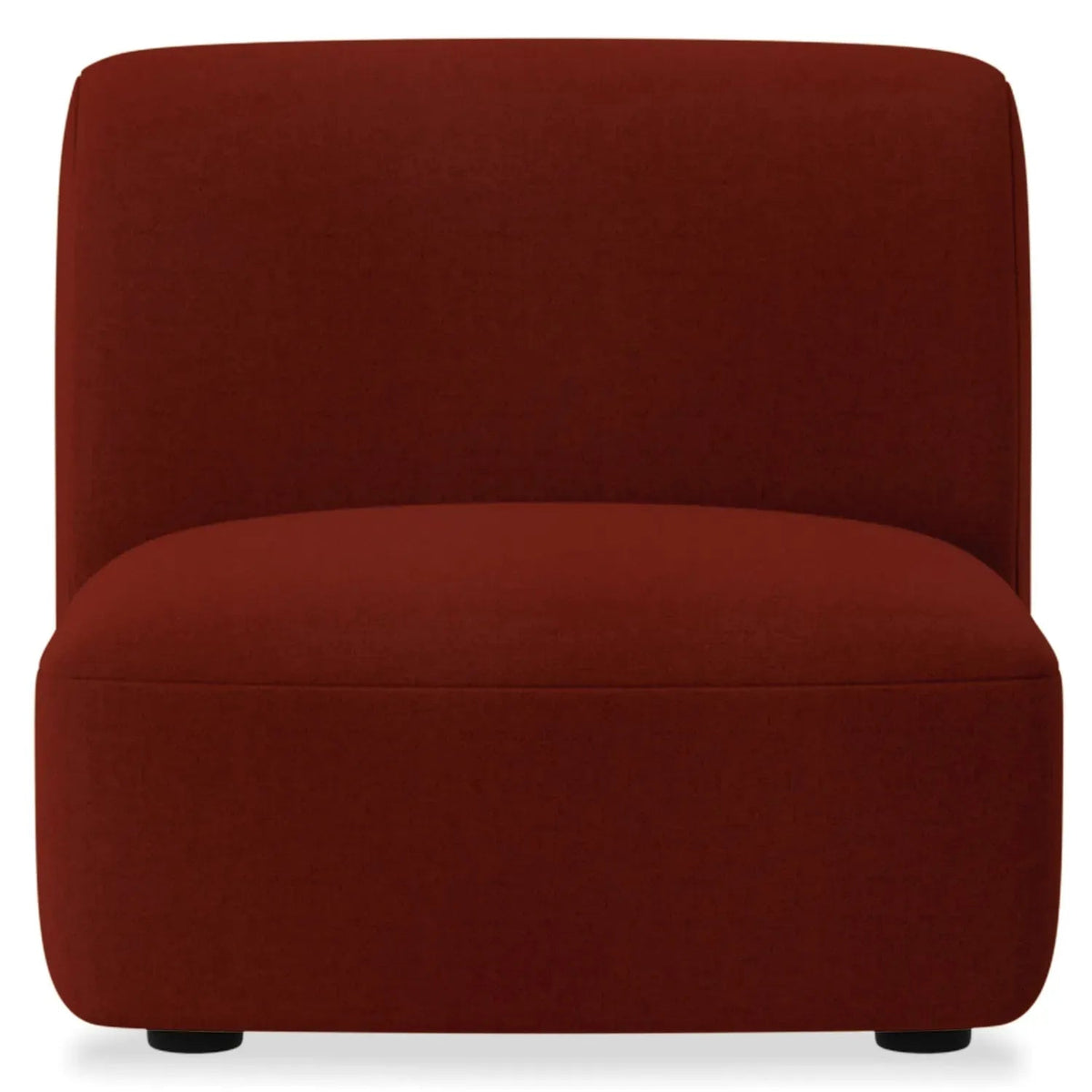Modern Mixed Weave Fabric Modular Armless 1 Seater Sofa PETALS
