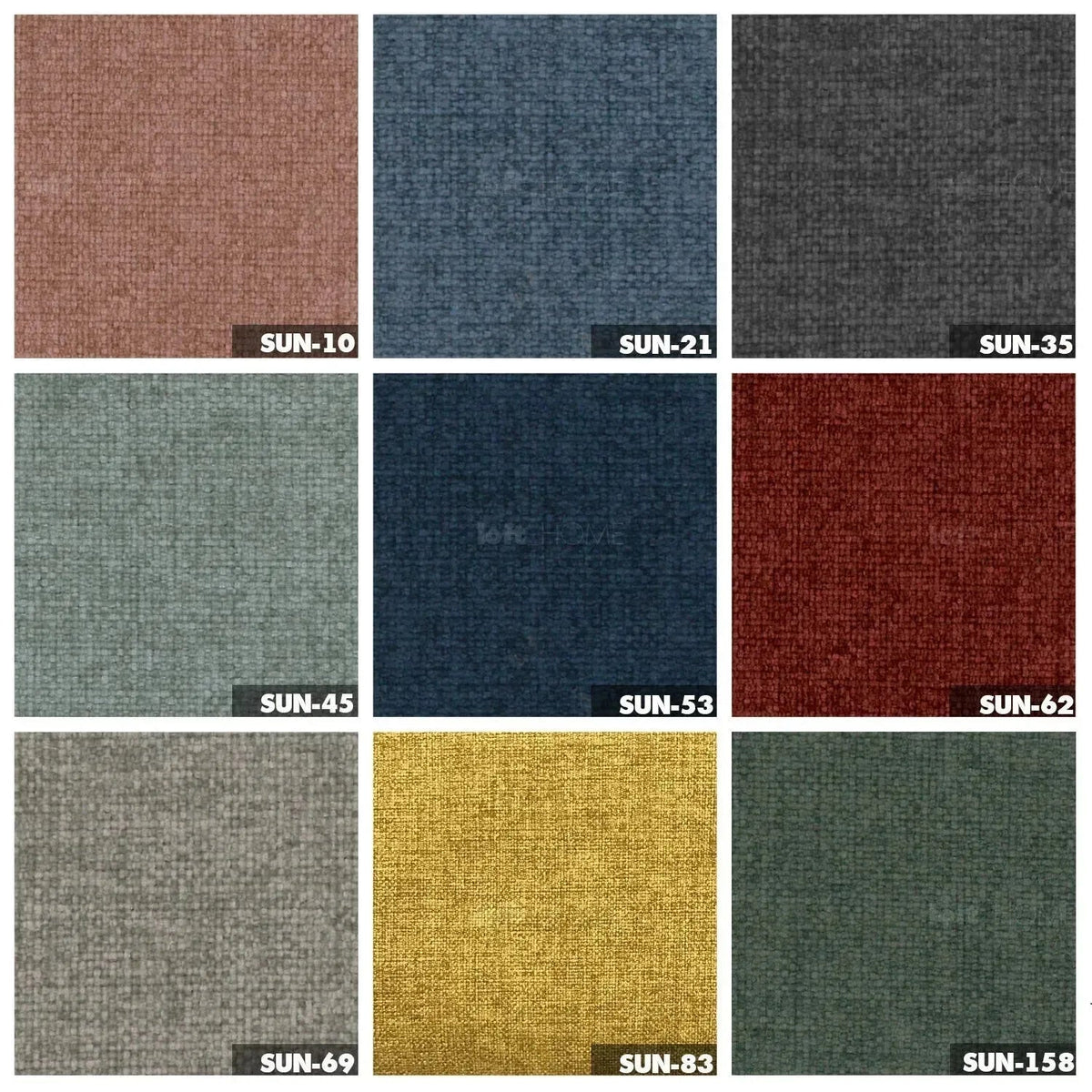 Modern Mixed Weave Fabric Modular Armless 1 Seater Sofa PETALS