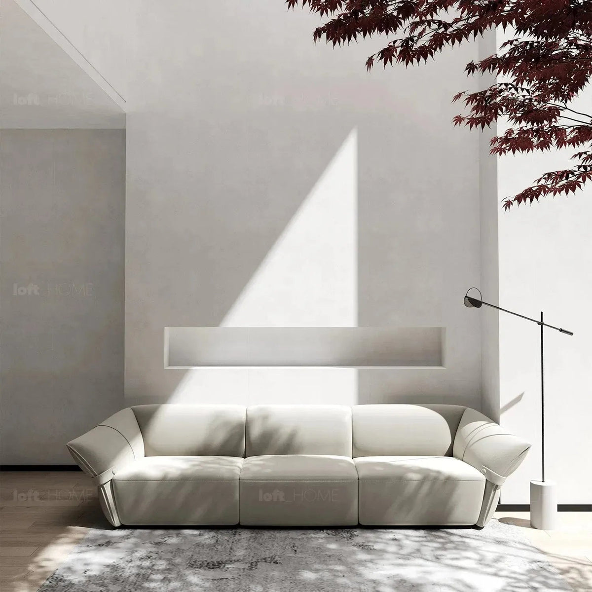 Modern Mixed Weave Fabric Modular Corner 1 Seater Sofa PETALS