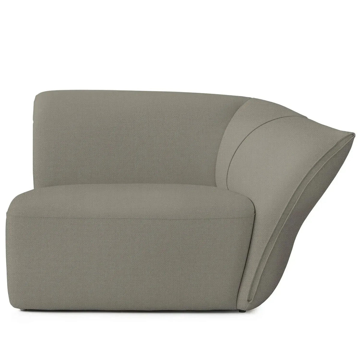 Modern Mixed Weave Fabric Modular Corner 1 Seater Sofa PETALS