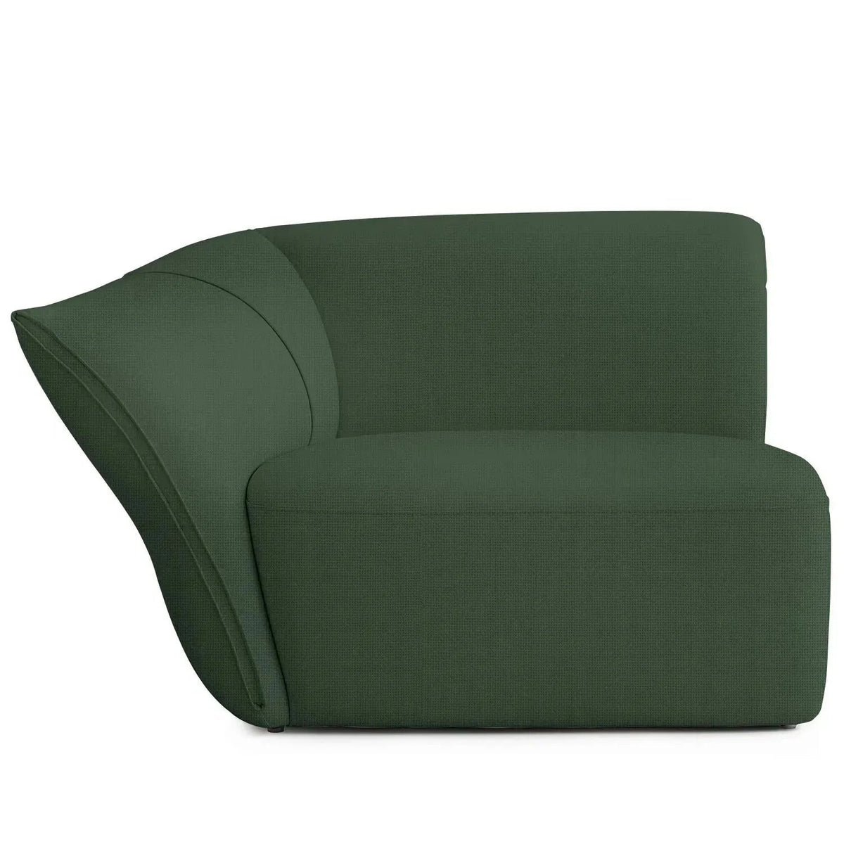 Modern Mixed Weave Fabric Modular Corner 1 Seater Sofa PETALS