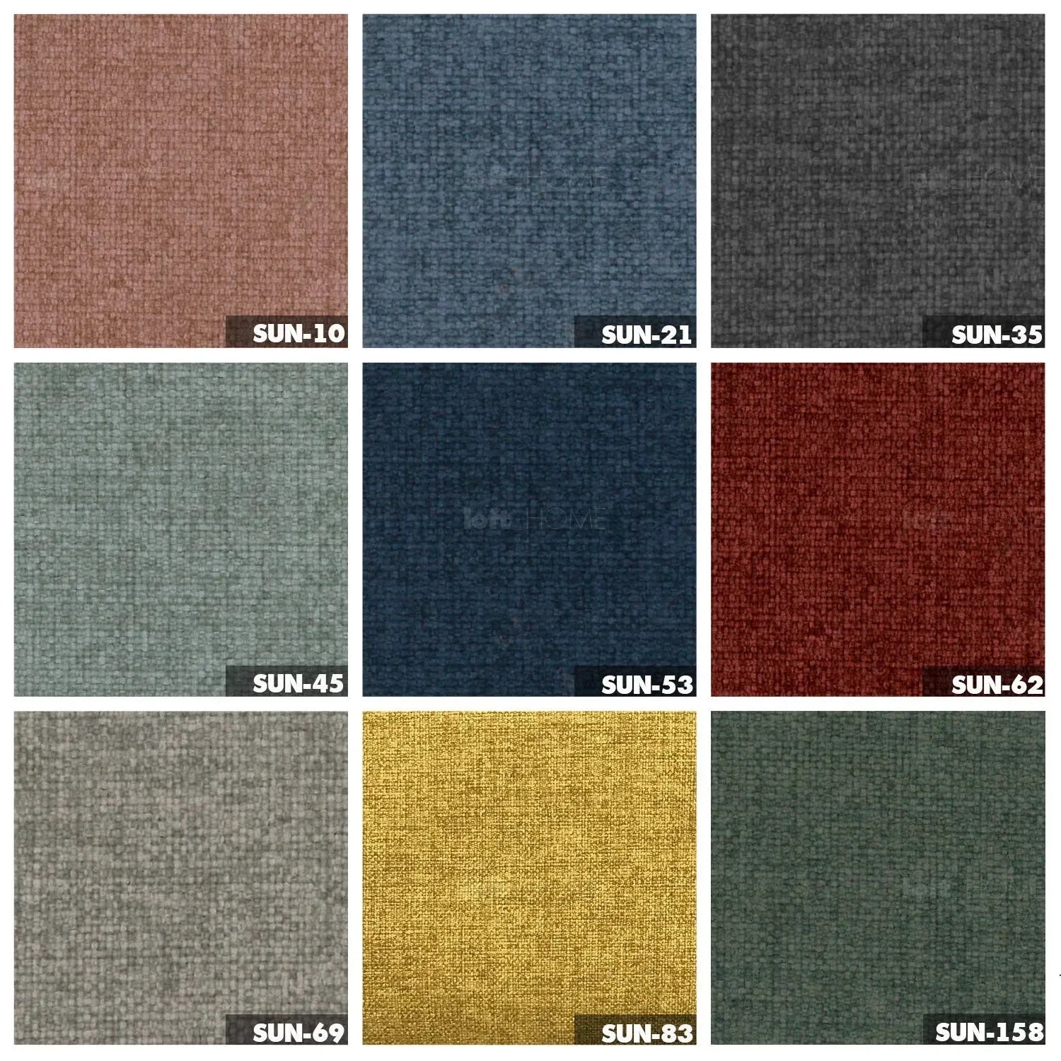 Modern Mixed Weave Fabric Modular Corner 2 Seater Sofa PETALS