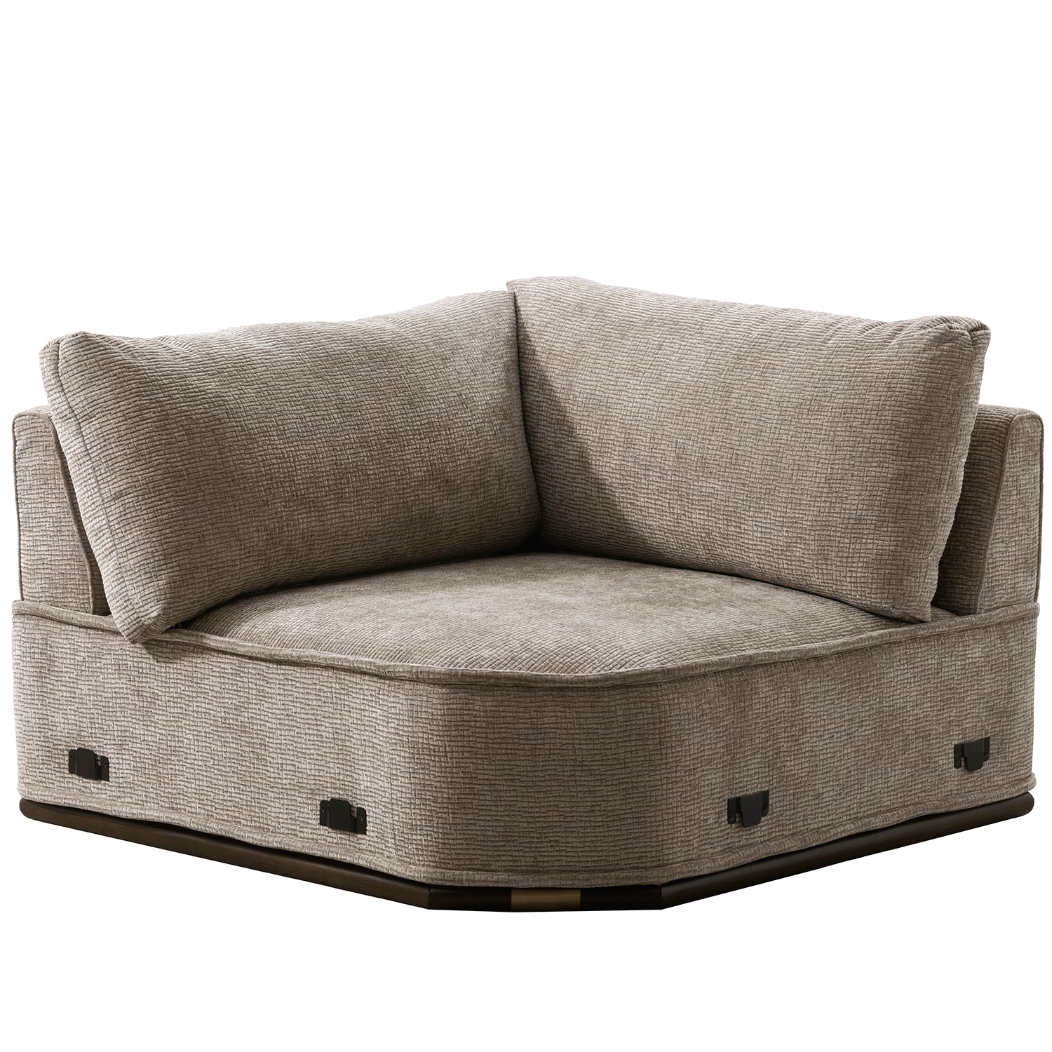 Modern Corduroy Velvet Fabric Modular Joint Connection 1 Seater Sofa CORDY