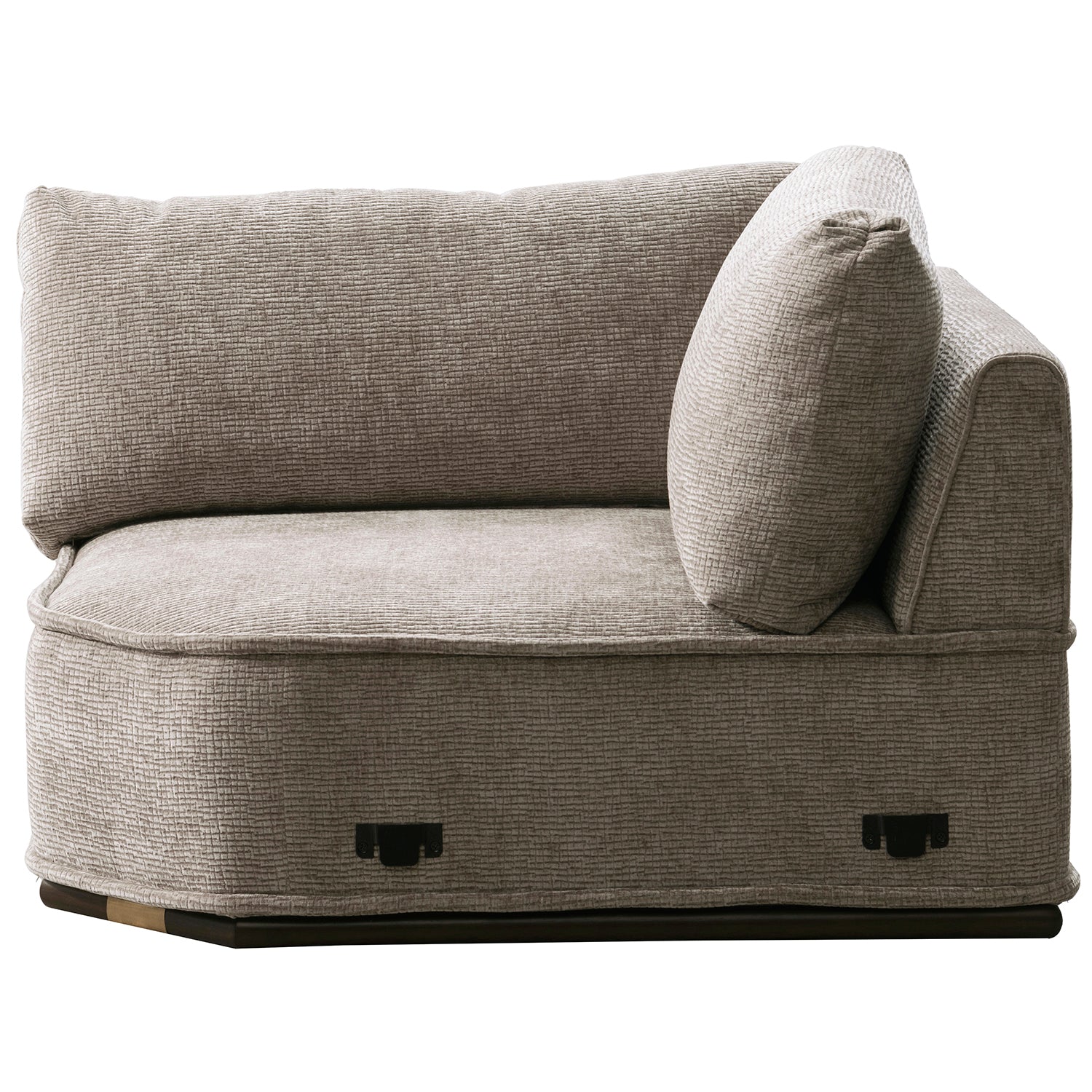 Modern Corduroy Velvet Fabric Modular Joint Connection 1 Seater Sofa CORDY