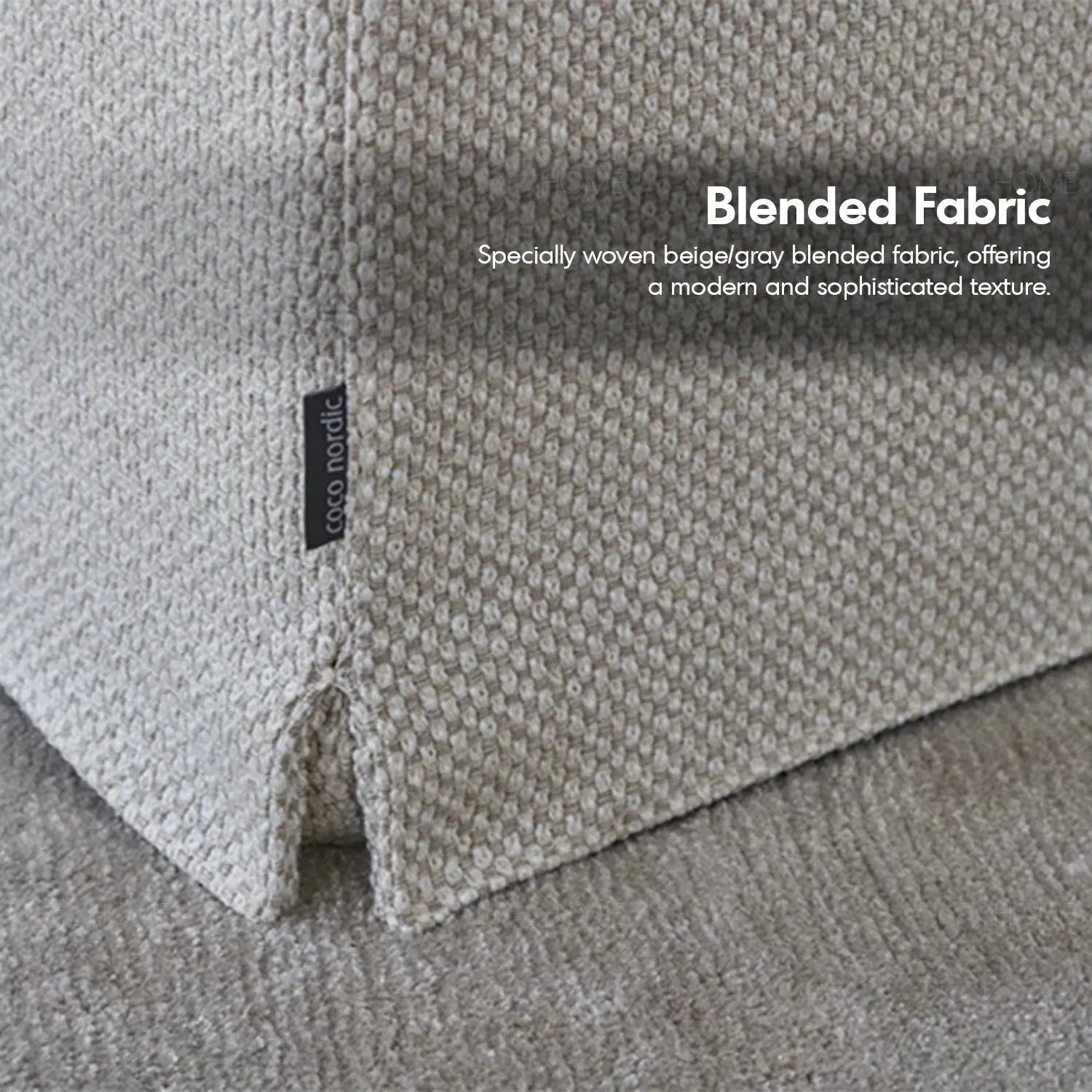 Minimalist Fabric 1 Seater Sofa YAN