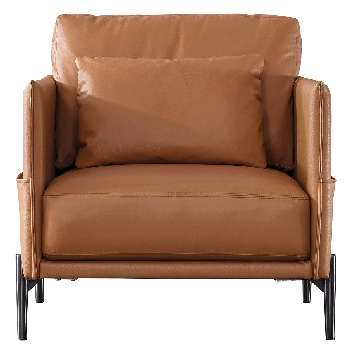 Modern Genuine Leather 1 Seater Sofa DANTE
