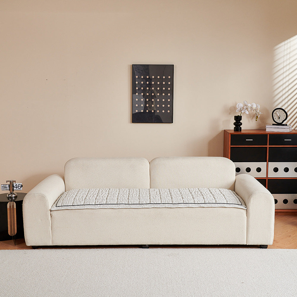 Modern Crinkle Texture Non-Slip Sofa Mat Couch Cover