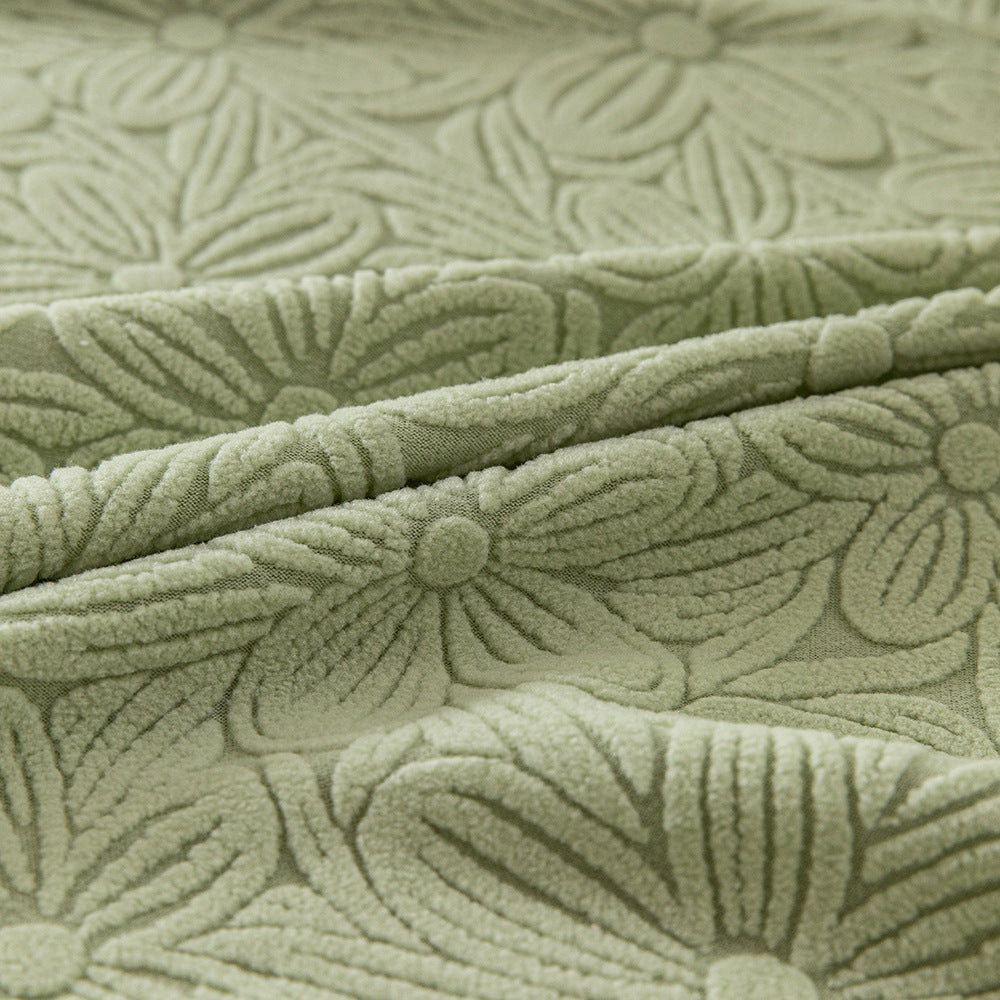 Floral Jacquard Stretch Sofa Couch Slipcover