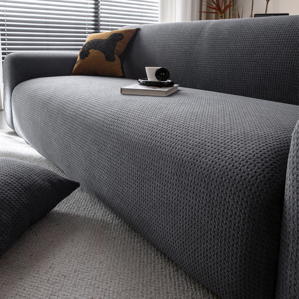 Jacquard Velvet Ultra-Stretch Sofa Couch Slipcover