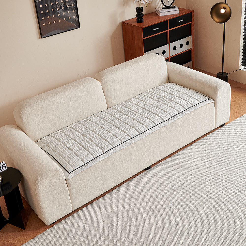 Modern Crinkle Texture Non-Slip Sofa Mat Couch Cover
