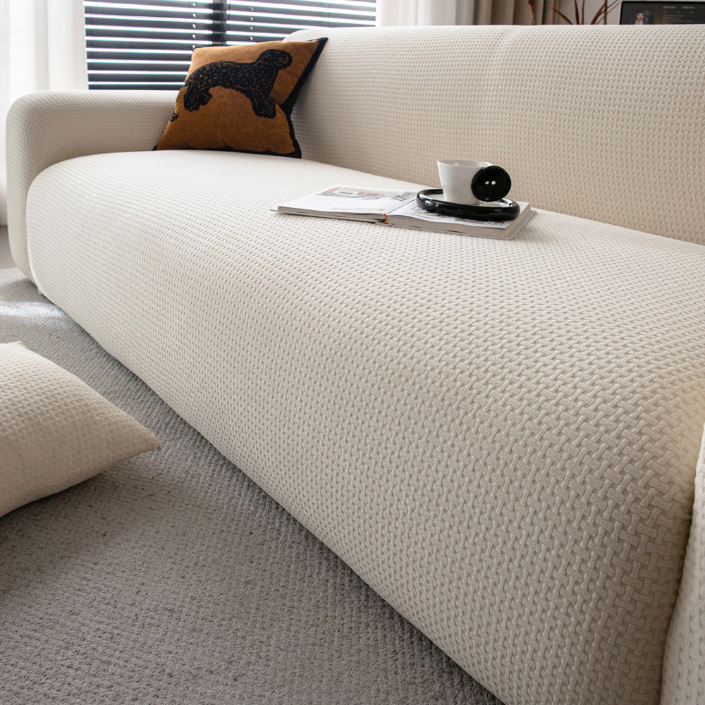 Jacquard Velvet Ultra-Stretch Sofa Couch Slipcover
