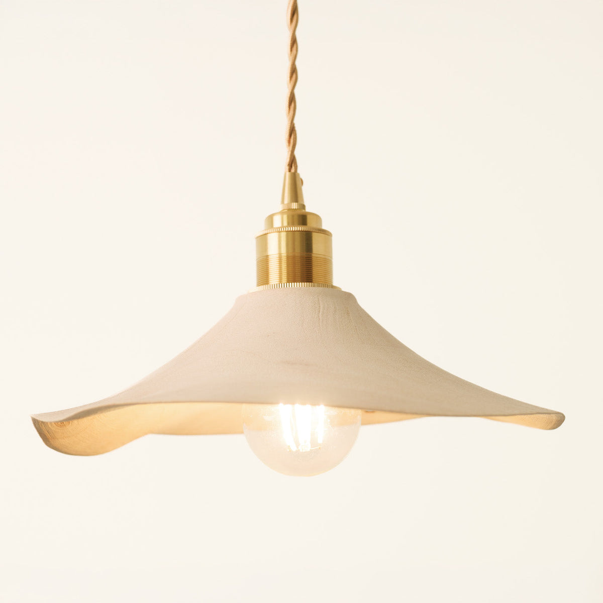 Yakusugi Wabi-sabi Wood Pendant Light