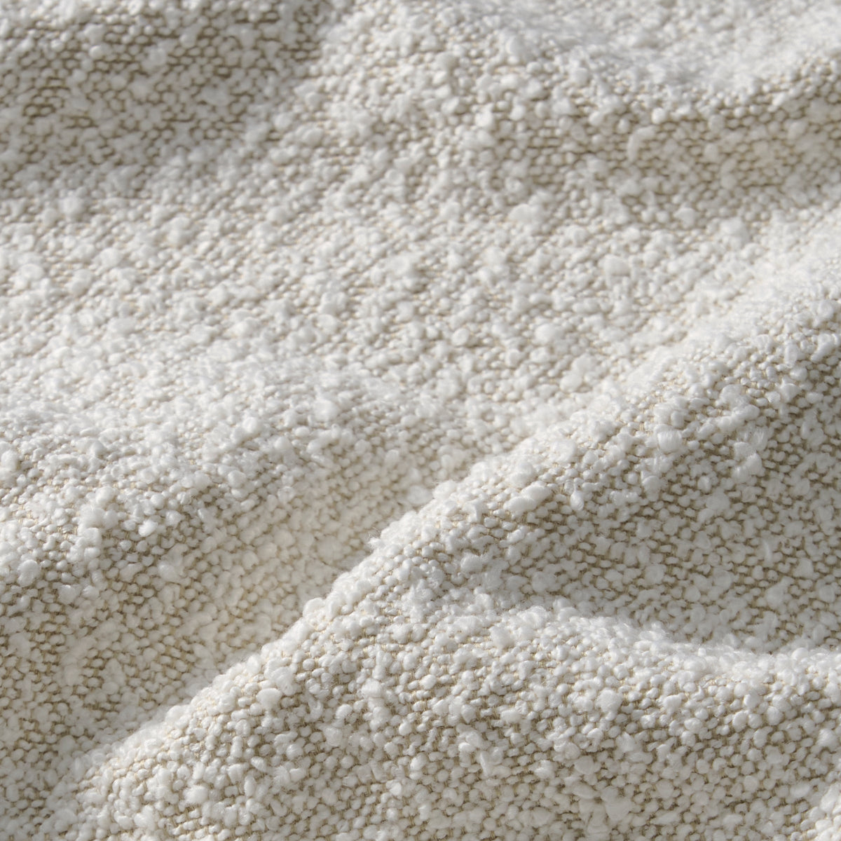 Acadia Bed, Froth White Boucle, Queen
