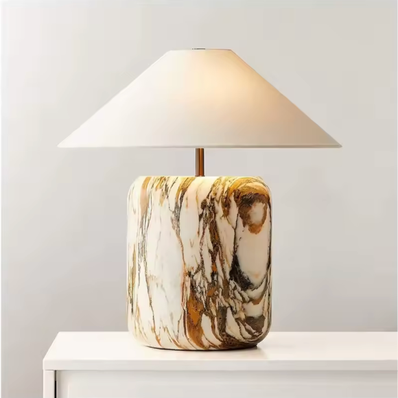 Johanne Travertine Table Lamp