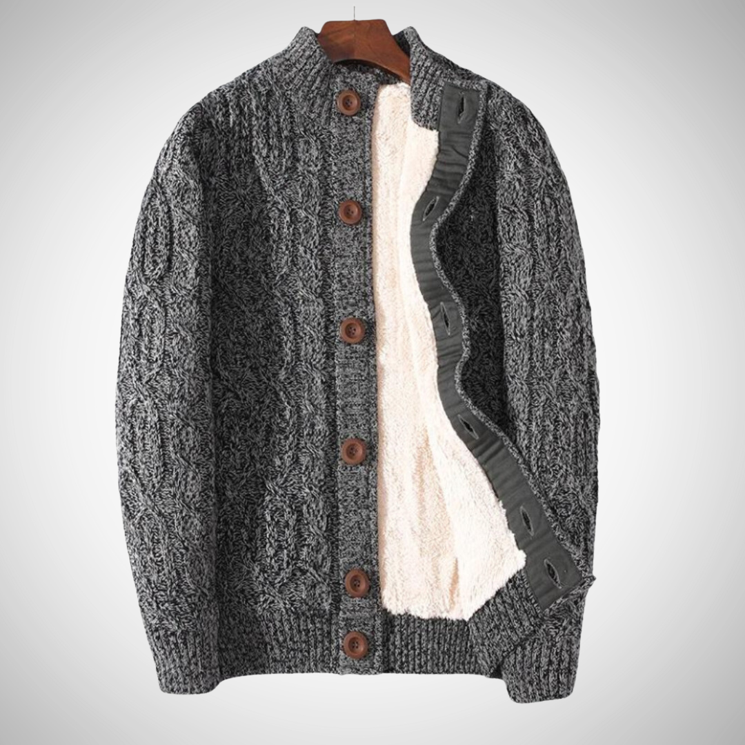 Douglas Chunky Cable Cardigan for Men