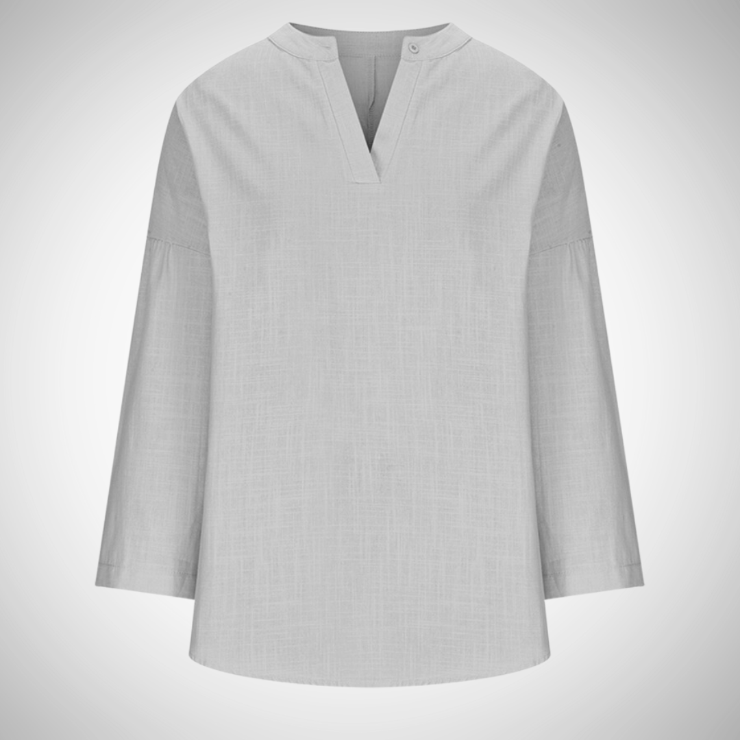 Daisy Loose Cotton Beach Shirt for Women
