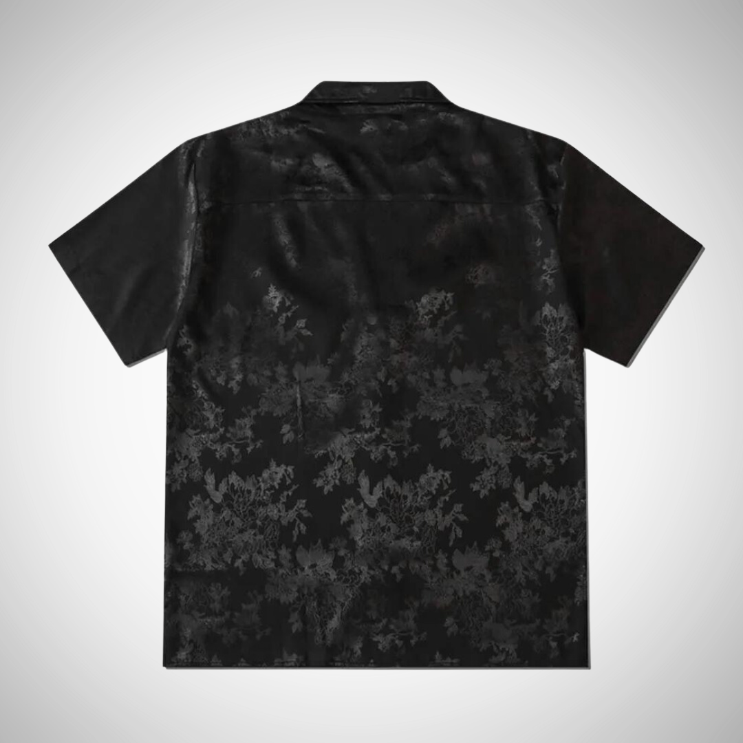 Carson Satin Jacquard Shirt for Men