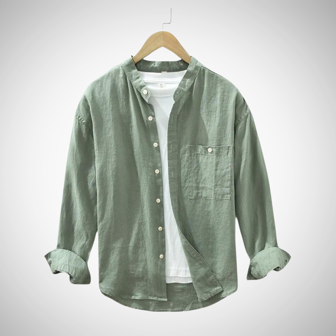 Gabriel Linen Button Shirt for Men