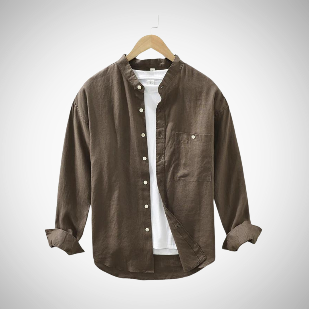 Gabriel Linen Button Shirt for Men
