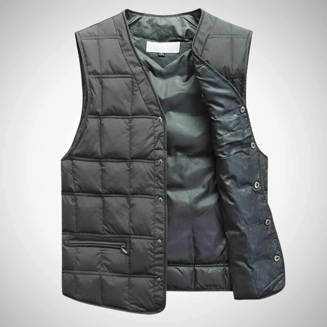 Huberto Smart Daily V-Neck Vest for Men